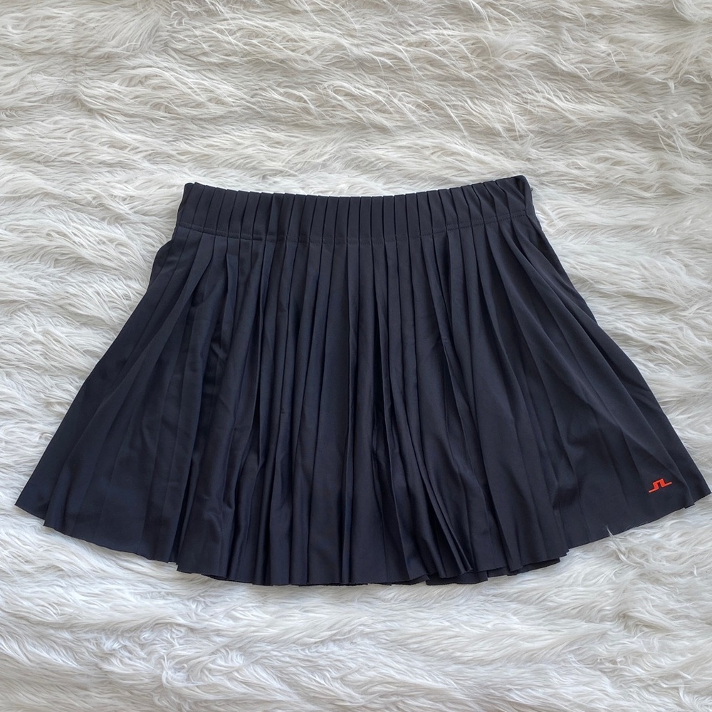 J.Lindeberg | Black Gayle Mini Pleated Skirt